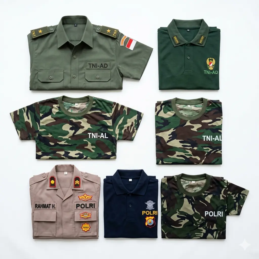 Produksi Seragam TNI POLRI CV Barkah Abhipraya